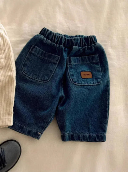 ロングパンツ・スウェットパンツ ベビーパンツ コーデュロイ/デニムシンプルルーズロングパンツ【mh0007964】