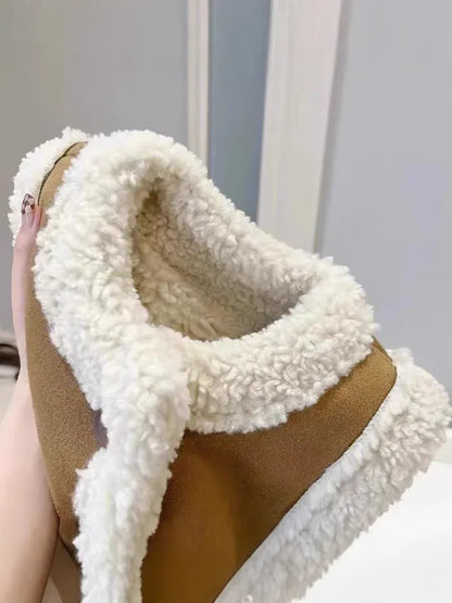 ベスト ベビーキッズベスト 裏ボアフリースフェイクムートンアウターベスト【mh0007965】