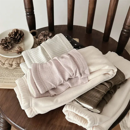 レギンスパンツ ベビーパンツ レッグウォーマードッキング裏フリースレギンスパンツ【mh0008009】