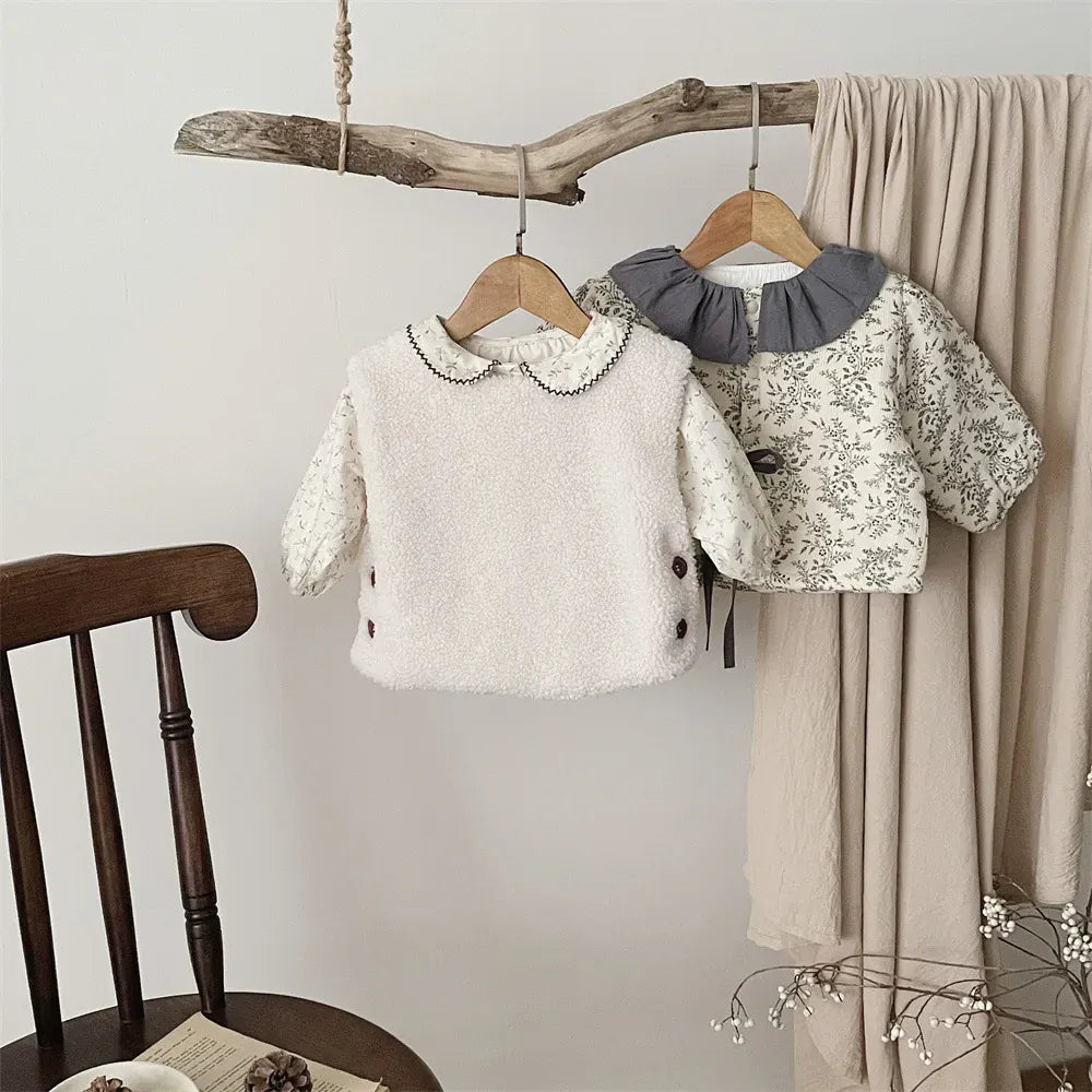 ベスト ベビーベスト ボアフリースもこもこジレベスト【mh0008014】