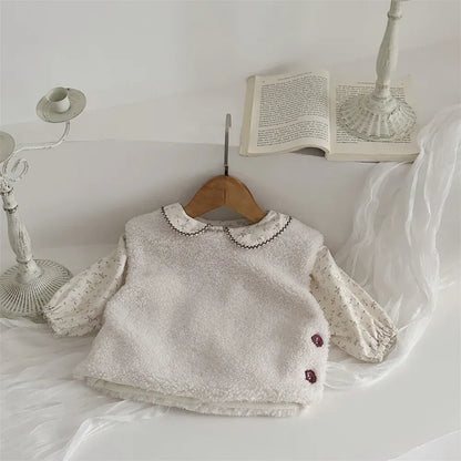 ベスト ベビーベスト ボアフリースもこもこジレベスト【mh0008014】