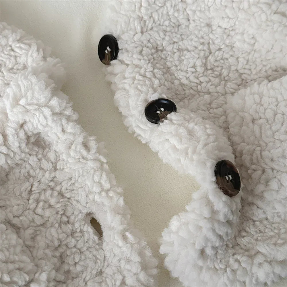 ベスト ベビーベスト ボアフリースもこもこ前あきベスト【mh0008015】