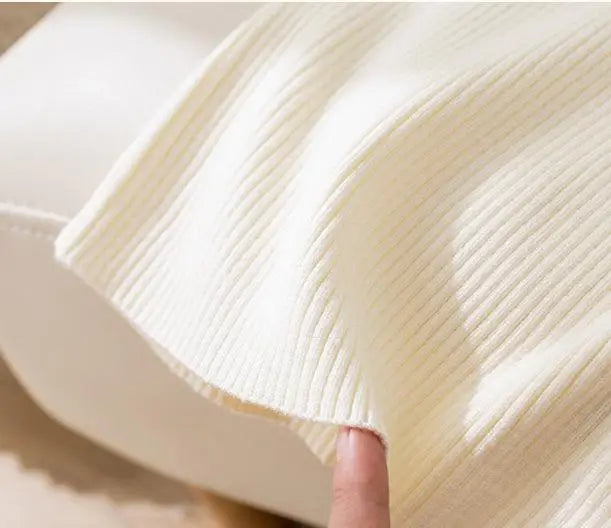 ニット・セーター キッズトップス リブニットハイネックボトルネックシンプル長袖カットソー【mh0008017】