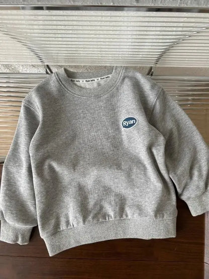 トレーナー・フーディ キッズトップス バック刺繍長袖スウェットシャツ【mh0008034】