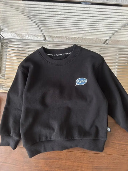 トレーナー・フーディ キッズトップス バック刺繍長袖スウェットシャツ【mh0008034】