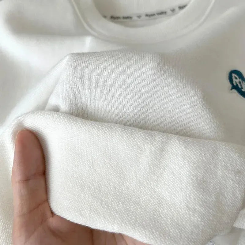 トレーナー・フーディ キッズトップス バック刺繍長袖スウェットシャツ【mh0008034】