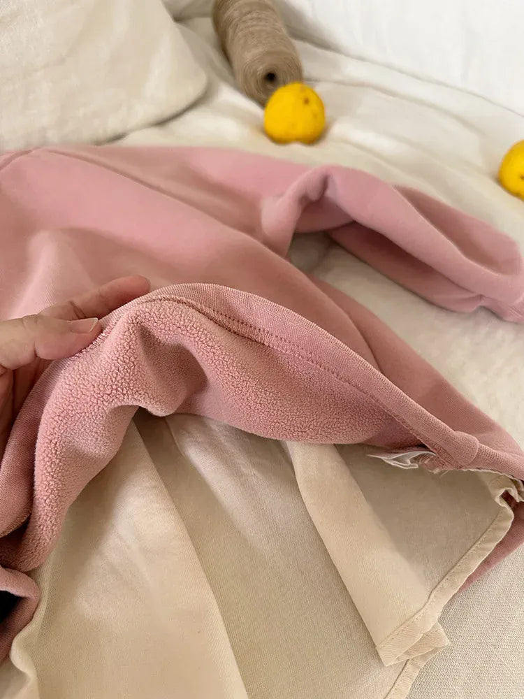 トレーナー・フーディ キッズトップス フリースイレギュラーヘムドッキング長袖スウェットプルオーバー【mh0008083】