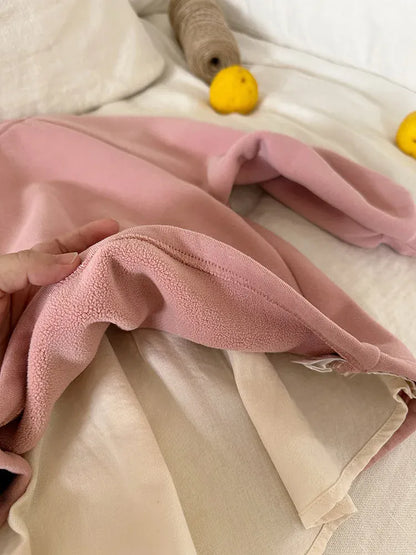 トレーナー・フーディ キッズトップス フリースイレギュラーヘムドッキング長袖スウェットプルオーバー【mh0008083】