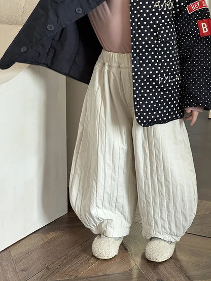 ロングパンツ・スウェットパンツ キッズパンツ キルティングパデッドバナナロングパンツ【mh0008248】