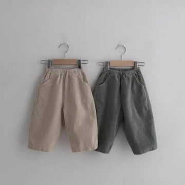 ロングパンツ・スウェットパンツ ベビーパンツ コーデュロイシンプルルーズロングパンツ【mh0008263】