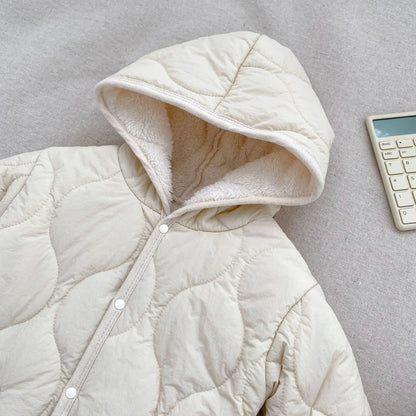 アウタージャンプスーツ ベビーアウタージャンプスーツ/キッズアウター キルティング裏ボアフリースジャケット/ロンパース リンクコーデ 兄弟姉妹 お揃いコーデ【mh0008366】