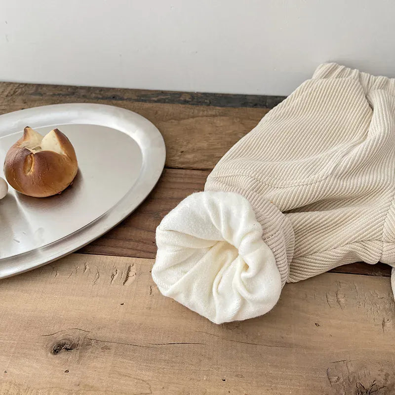 ロングパンツ・スウェットパンツ ベビーパンツ 裏フリースシンプルルーズロングパンツ【mh0008388】