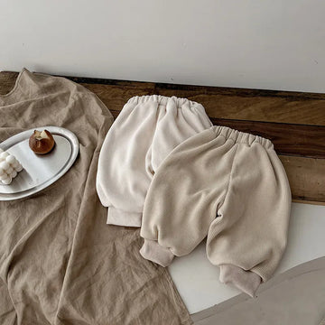 ロングパンツ・スウェットパンツ ベビーパンツ 裏フリースシンプルルーズロングパンツ【mh0008388】