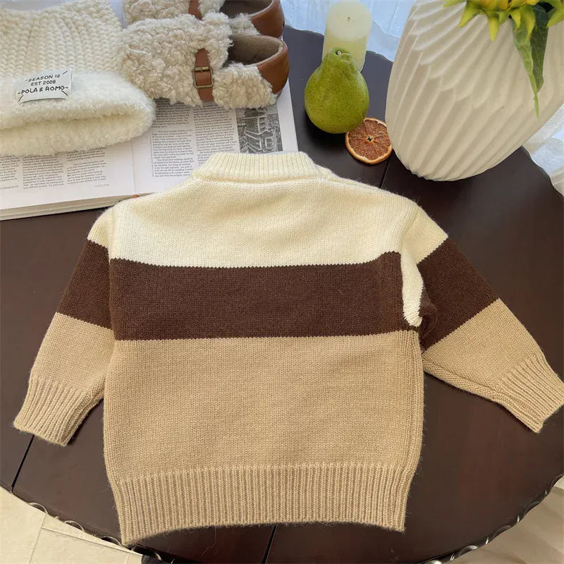 ニット・セーター キッズトップス ニット刺繍セーター【mh0008445】