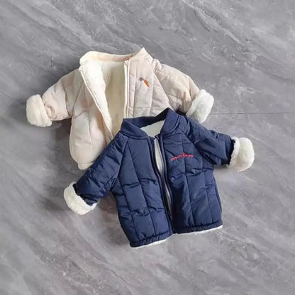 ショートコート・ジャケット・ジャンパー キッズアウター バック刺繍キルティングブルゾンジャケット【mh0008446】