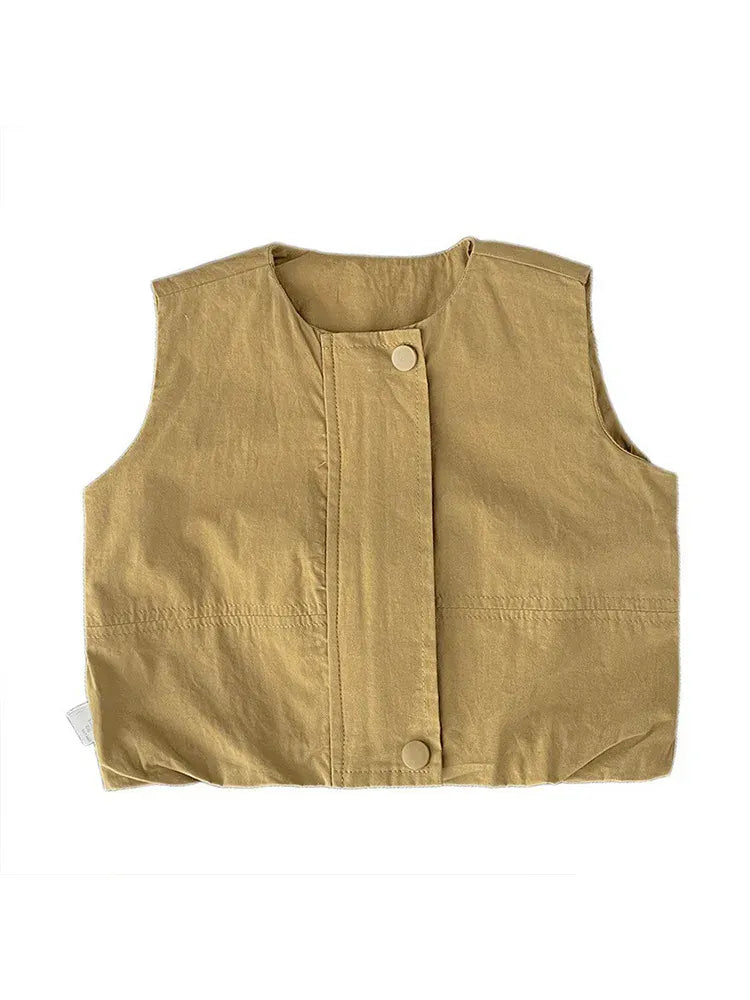 ベスト ベビーベスト シンプルデザインジレベスト【mh0008617】