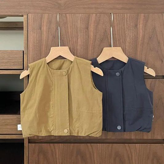 ベスト ベビーベスト シンプルデザインジレベスト【mh0008617】