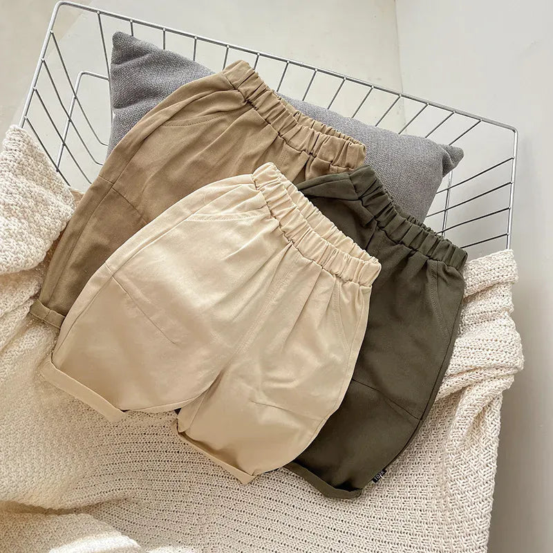 ロングパンツ・スウェットパンツ ベビーパンツ シンプルベーシックデイリーロングルーズパンツ【mh0008619】