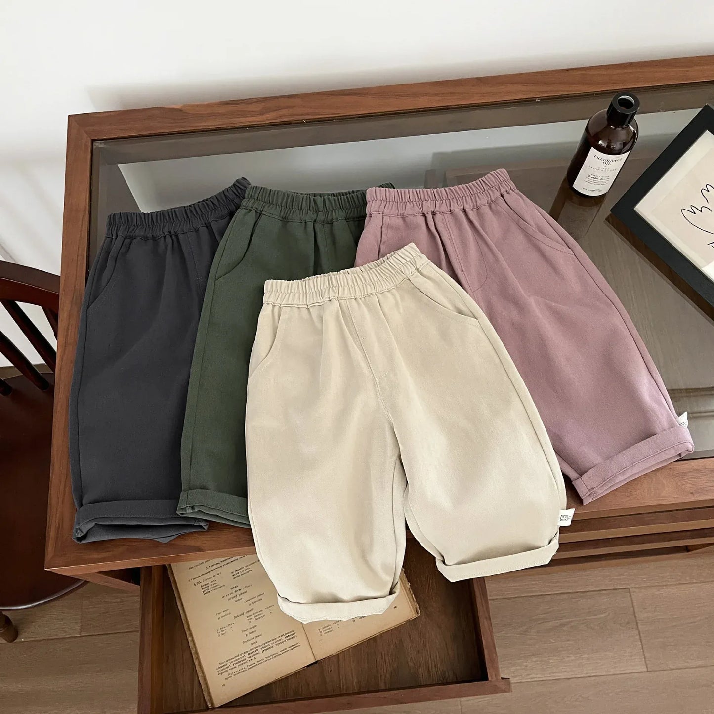 ロングパンツ・スウェットパンツ キッズパンツ シンプルルーズロングパンツ【mh0008707】