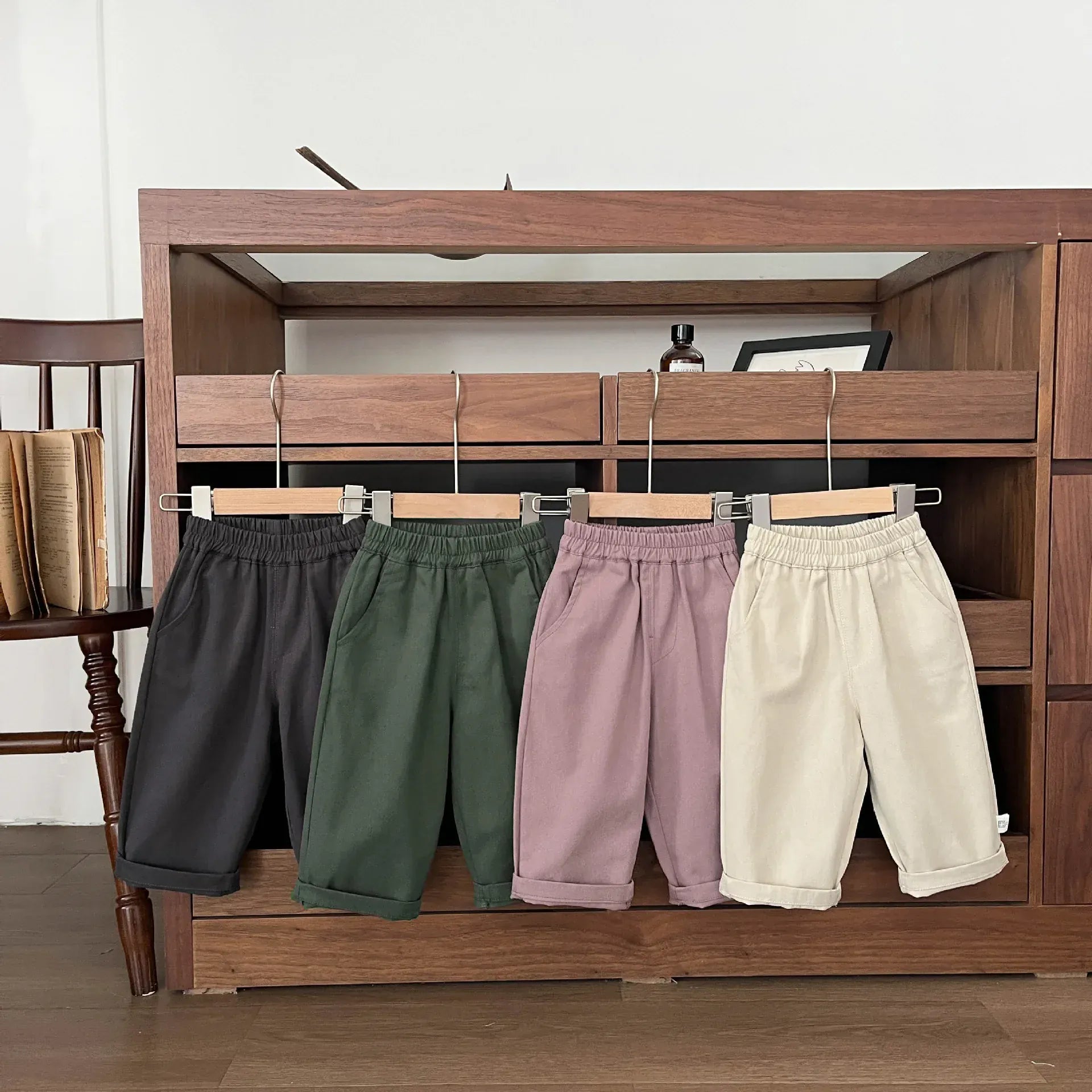 ロングパンツ・スウェットパンツ キッズパンツ シンプルルーズロングパンツ【mh0008707】