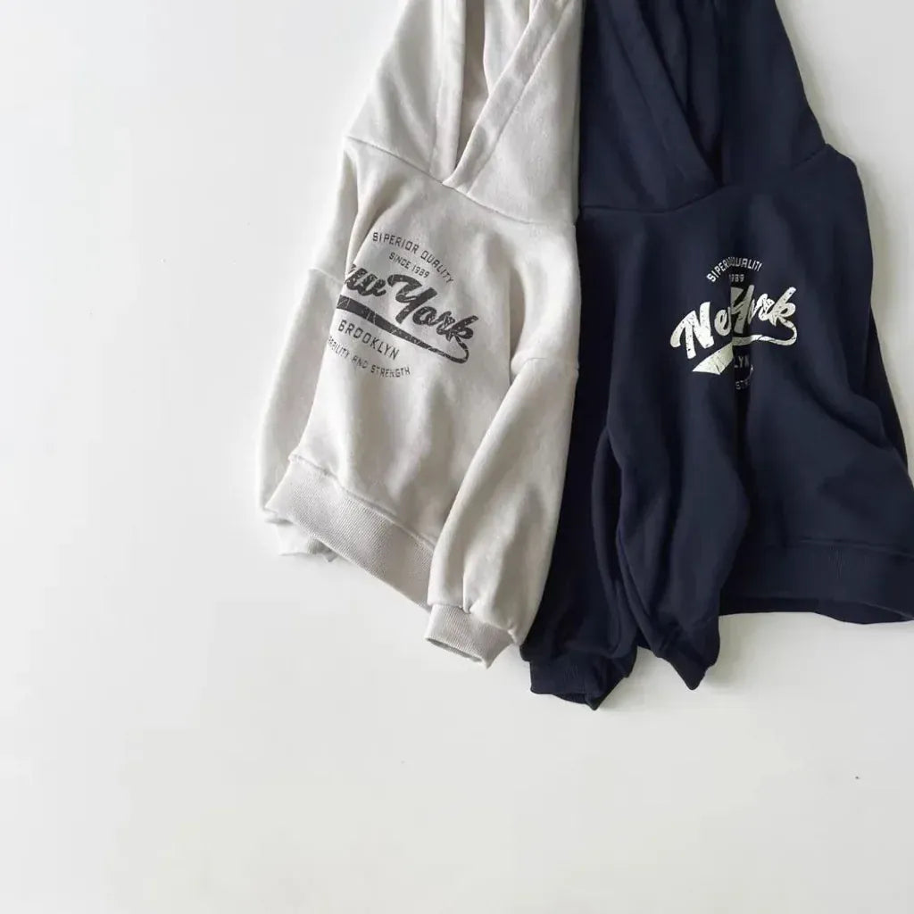 トレーナー・フーディ ベビーキッズトップス レターロゴプリントフーディスウェットシャツパーカー【mh0008714】