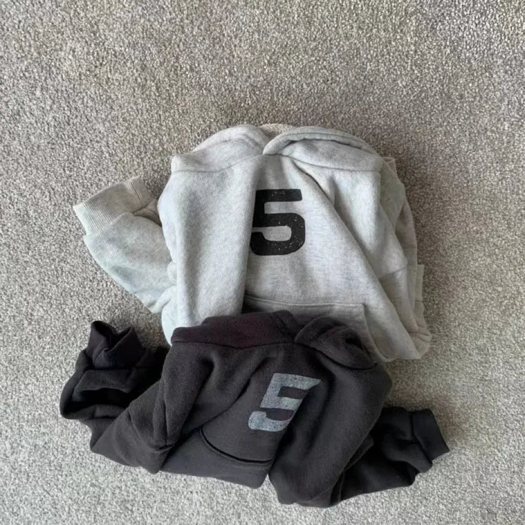 トレーナー・フーディ ベビーキッズトップス ナンバープリントフーディ長袖スウェットパーカー【mh0008727】