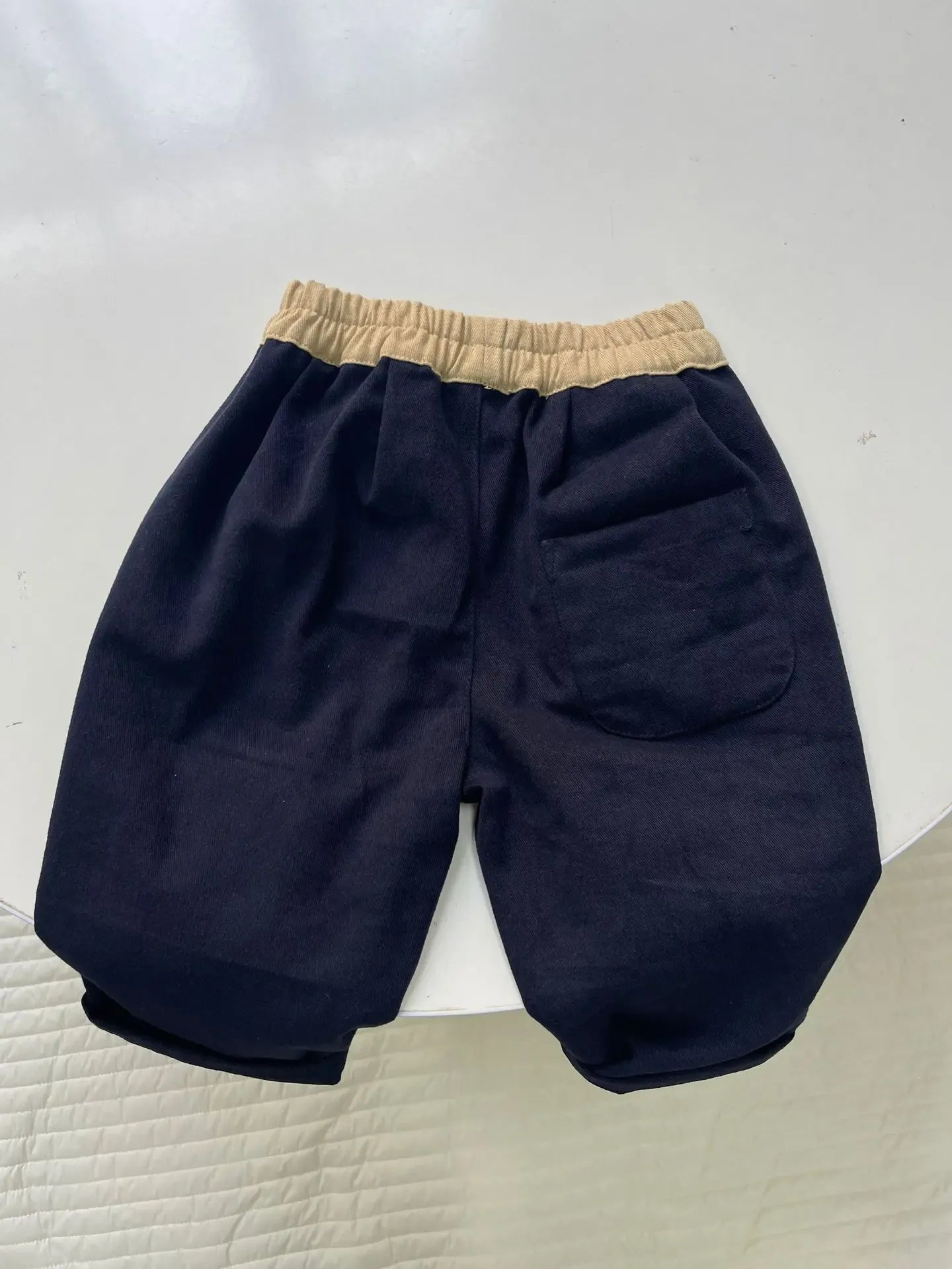 ロングパンツ・スウェットパンツ ベビーキッズパンツ バイカラー切り替えロングルーズパンツ【mh0008728】