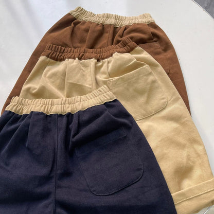 ロングパンツ・スウェットパンツ ベビーキッズパンツ バイカラー切り替えロングルーズパンツ【mh0008728】