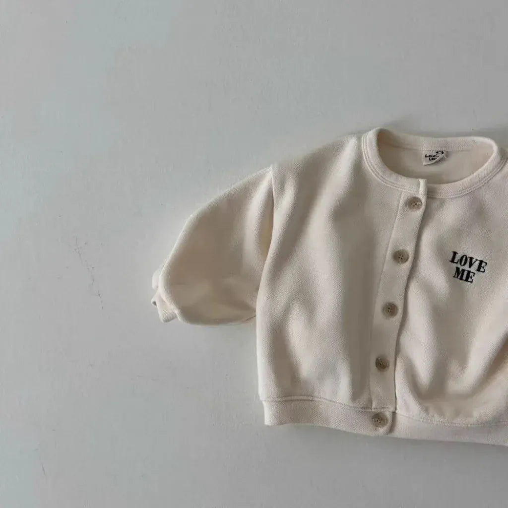 カーディガン・パーカー ベビーキッズカーディガン レターロゴワンポイントス長袖カーディガンジャケット【mh0008729】