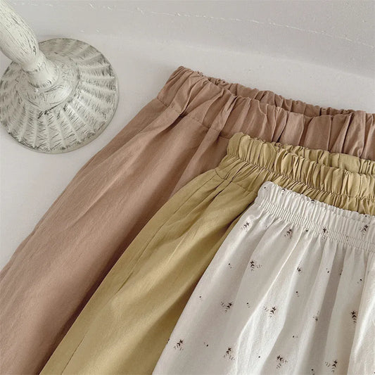 ロングパンツ・スウェットパンツ ベビーパンツ 裾レースフリルワイドルーズロングパンツ【mh0008838】