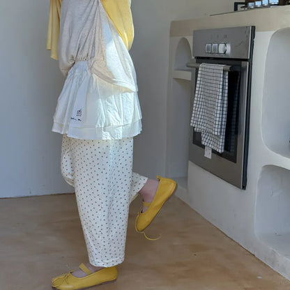 ロングパンツ・スウェットパンツ キッズパンツ エプロンフリルドッキングルーズロングパンツ【mh0008886】