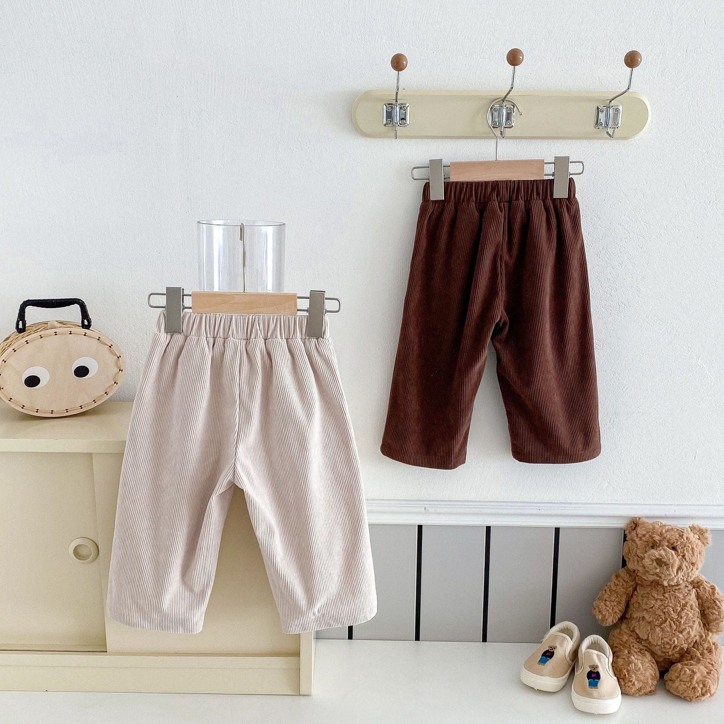 ロングパンツ・スウェットパンツ キッズパンツ シンプルデイリールーズロングパンツ【mh0009099】