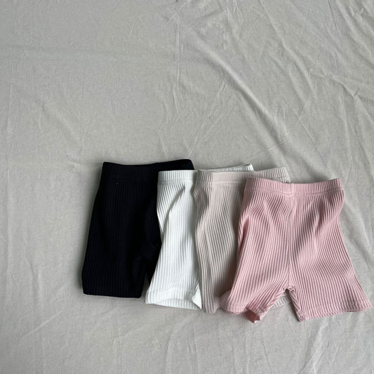 レギンスパンツ ベビーパンツ デイリーベイーシックショートリブレギンスパンツ【mh0009154】