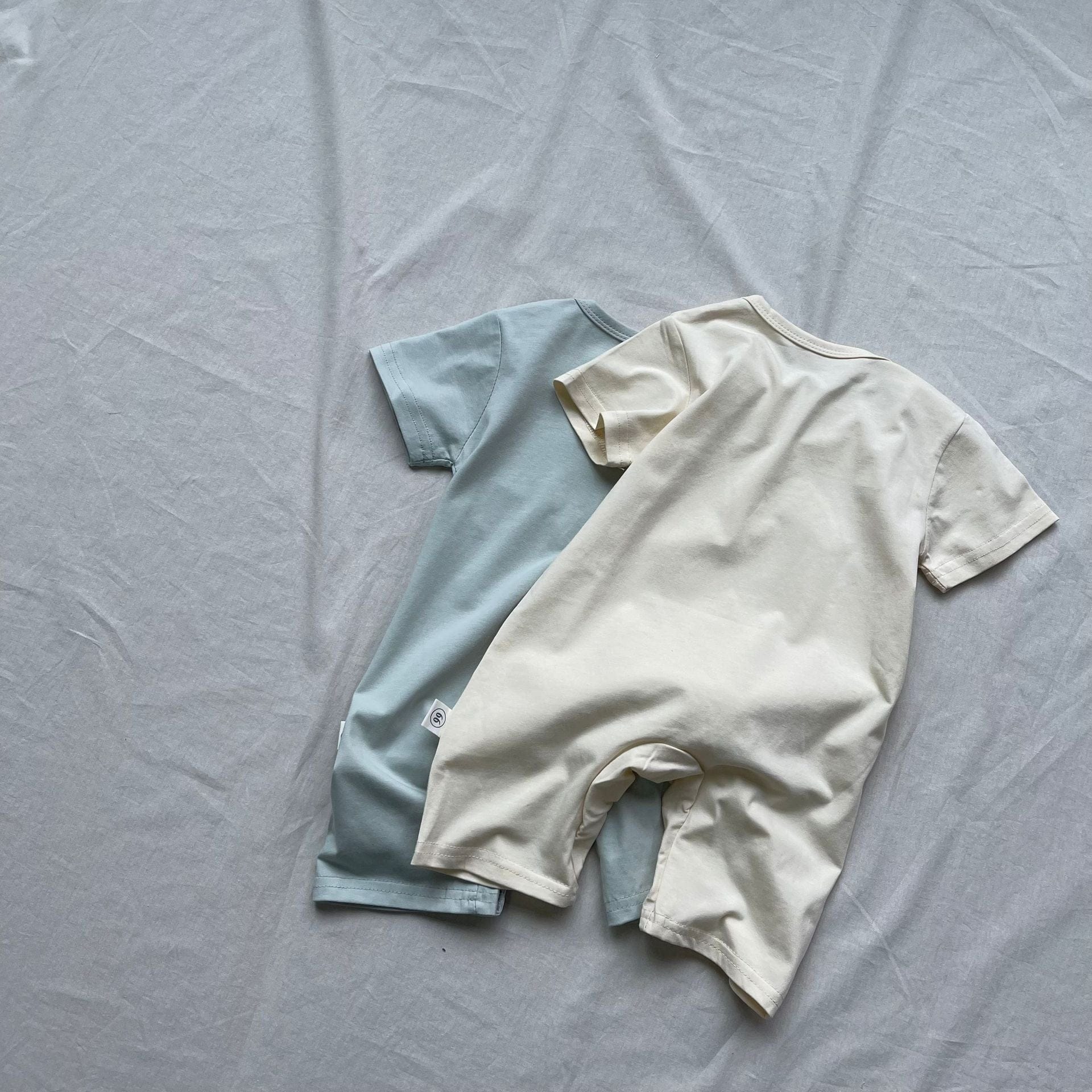 半袖ロンパース ベビーロンパース 梨/バナナプリント半袖ボディスーツ【mh0009169】