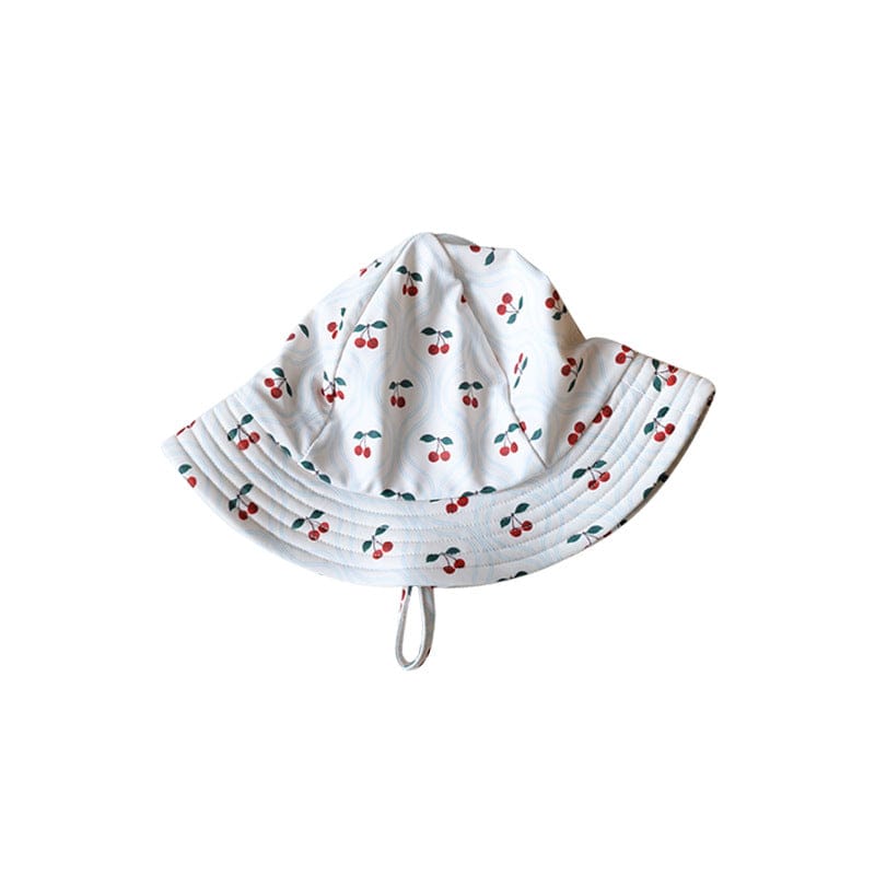 ベビー用水着 ガールズサンハット帽子 スイムキャップ日除けバケットハット【mh0009285】