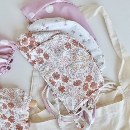 ベビー用水着 ガールズ水着 半袖パフスリーブワンピーススイムウェア ラッシュガード【mh0009287】