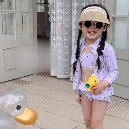 ベビー用水着 ボーイズガールズ水着 長袖/ノースリーブ/セパレート/ビキニスイムウェア ラッシュガード リンクコーデ【mh0009290】