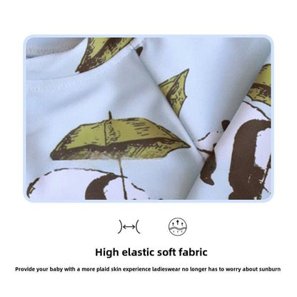 ベビー用水着 ボーイズ水着 長袖セパレートスイムウェア ラッシュガード【mh0009302】