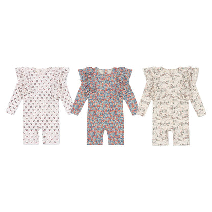 ベビー用水着 ガールズ水着 長袖つなぎスイムウェア ラッシュガード【mh0009310】