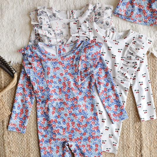 ベビー用水着 ガールズ水着 長袖つなぎスイムウェア ラッシュガード【mh0009310】