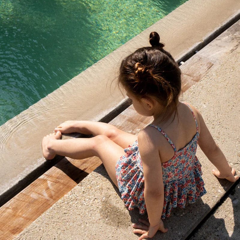 ベビー用水着 ガールズ水着 キャミソールセパレートビキニスイムウェア ラッシュガード【mh0009312】