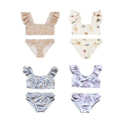 ベビー用水着 ガールズ水着 ノースリーブセパレートビキニスイムウェア ラッシュガード【mh0009314】