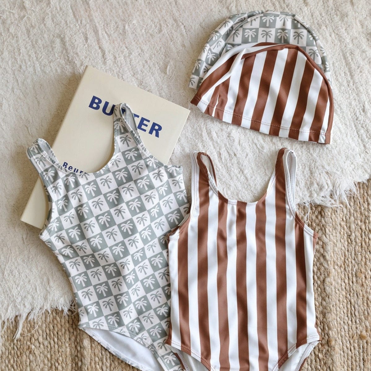 ベビー用水着 ガールズ水着 ノースリーブワンピーススイムウェア ラッシュガード【mh0009317】