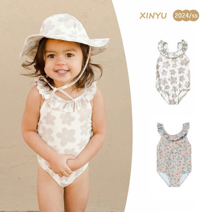 ベビー用水着 ガールズ水着 ノースリーブワンピーススイムウェア ラッシュガード【mh0009319】