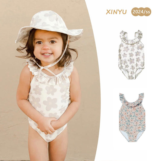 ベビー用水着 ガールズ水着 ノースリーブワンピーススイムウェア ラッシュガード【mh0009319】