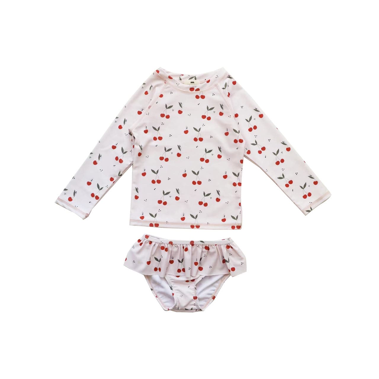 ベビー用水着 ガールズ水着 長袖セパレートスイムウェア ラッシュガード【mh0009330】