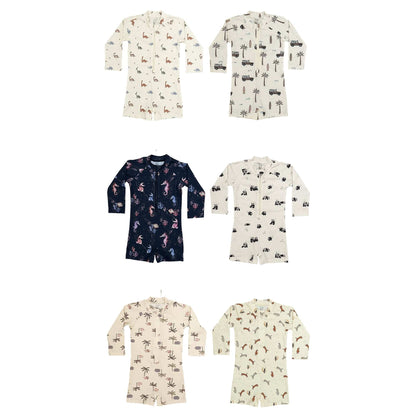 ベビー用水着 ボーイズ水着 長袖つなぎスイムウェア ラッシュガード【mh0009331】