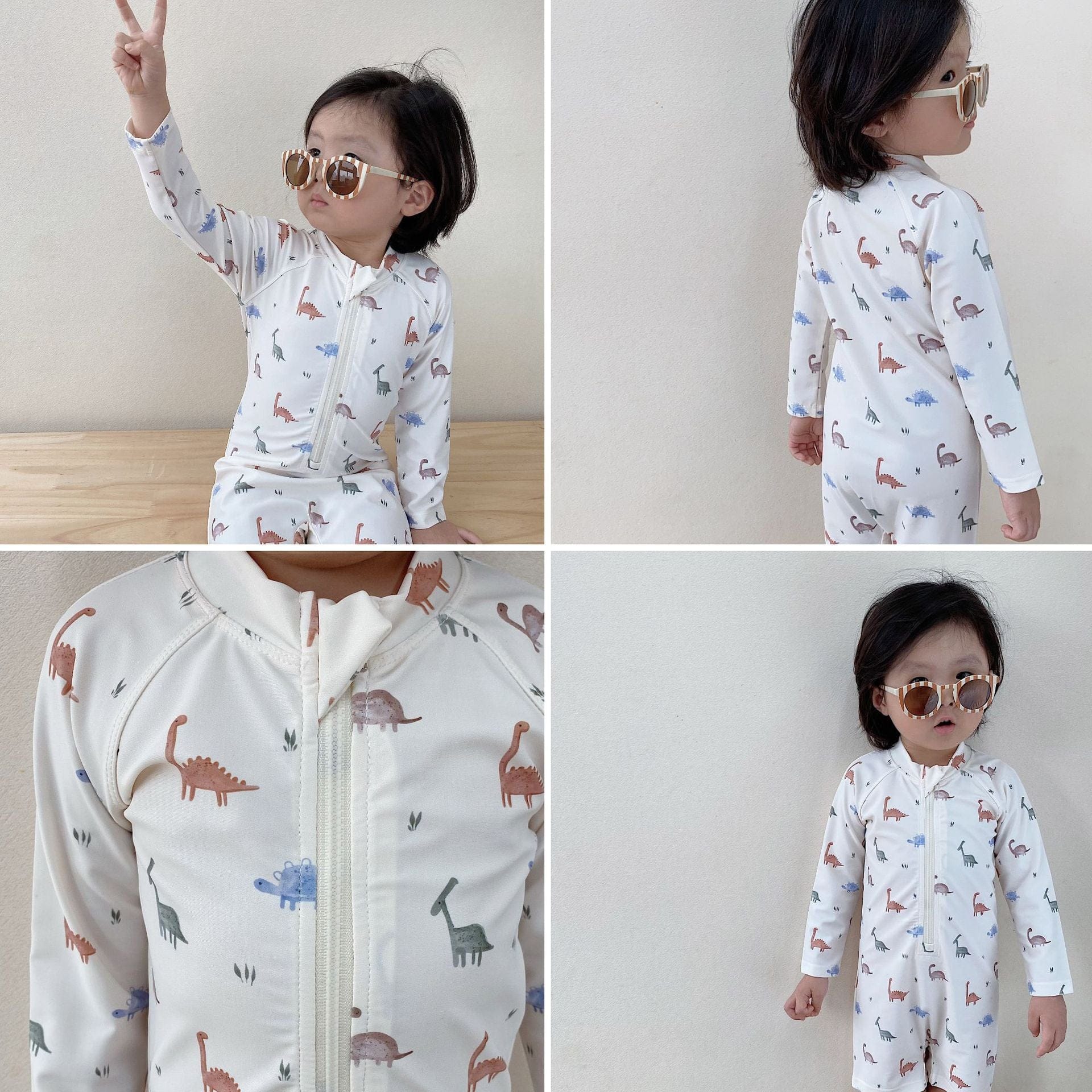 ベビー用水着 ボーイズ水着 長袖つなぎスイムウェア ラッシュガード【mh0009331】