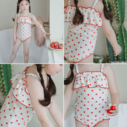 ベビー用水着 ガールズ水着 ノースリーブワンピーススイムウェア ラッシュガード【mh0009339】