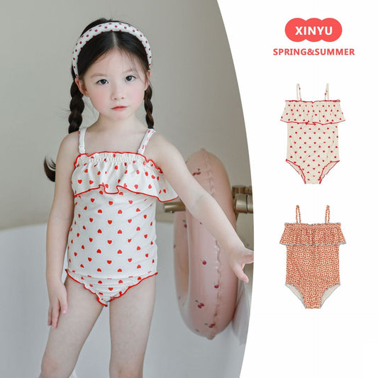 ベビー用水着 ガールズ水着 ノースリーブワンピーススイムウェア ラッシュガード【mh0009339】